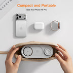 3-in-1 Foldable Magnetic Charging Station | 15W Fast Charger for iPhone, Apple Watch & AirPods | Metal Travel Design
