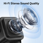 Wireless Induction Bluetooth Speaker with Adjustable Phone Stand | RGB Lights & 3500mAh Battery
